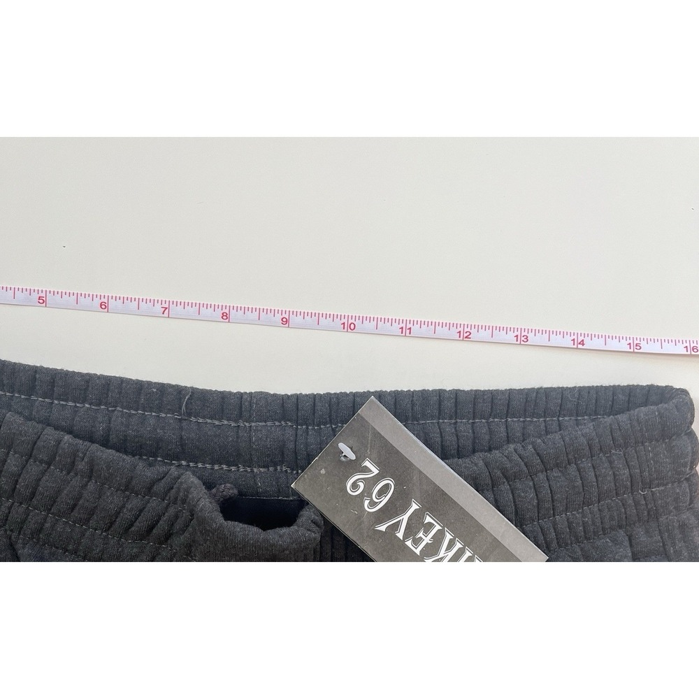 NWT Mikey62 Men's Size 3XL Sweatpants Gray Cargo Drawstring Lounge Casual - Picture 6 of 7